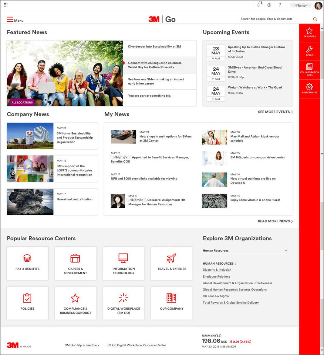 3m-global-intranet 3M has designed, built and implemented a new global intranet based on SharePoint Online to serve a complex workforce.