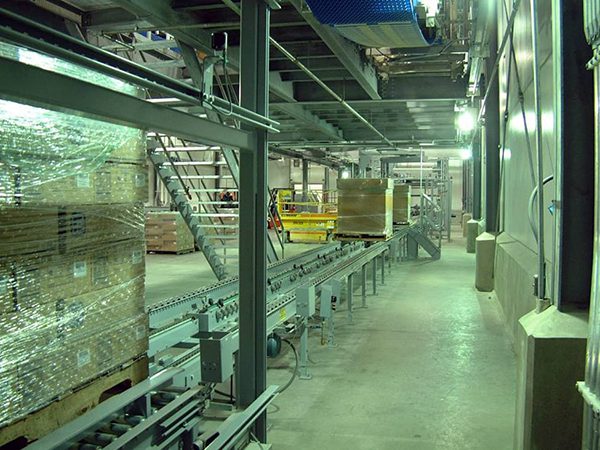 Westfalia Pallet Conveyor Beef Products Inc Dakota Cold Storage