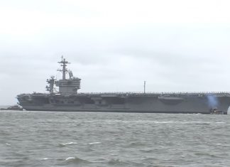 huntington ingalls delivering aircraft carrier