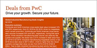 pwc industrial manufacturing deals insights q2