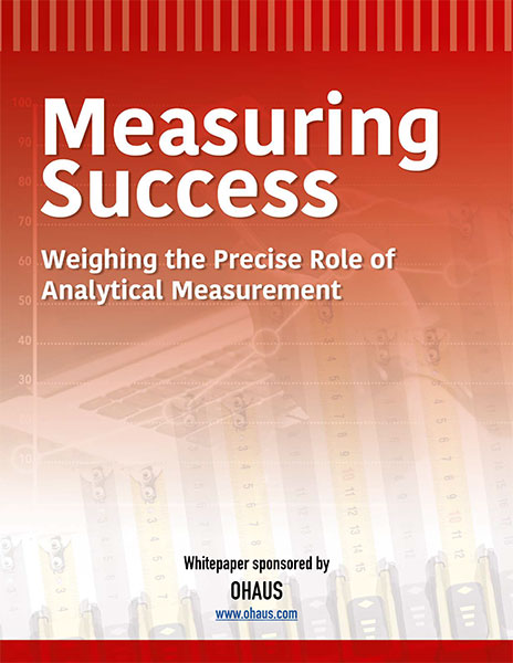 measuring success ohaus whitepaper