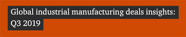 Pwc Global Industrial Manufacturing Analysis, Industry Today