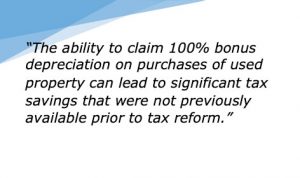 Depreciation Claim Tax Reform 300x178, Industry Today