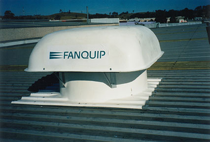 fanquip hooded roof fan