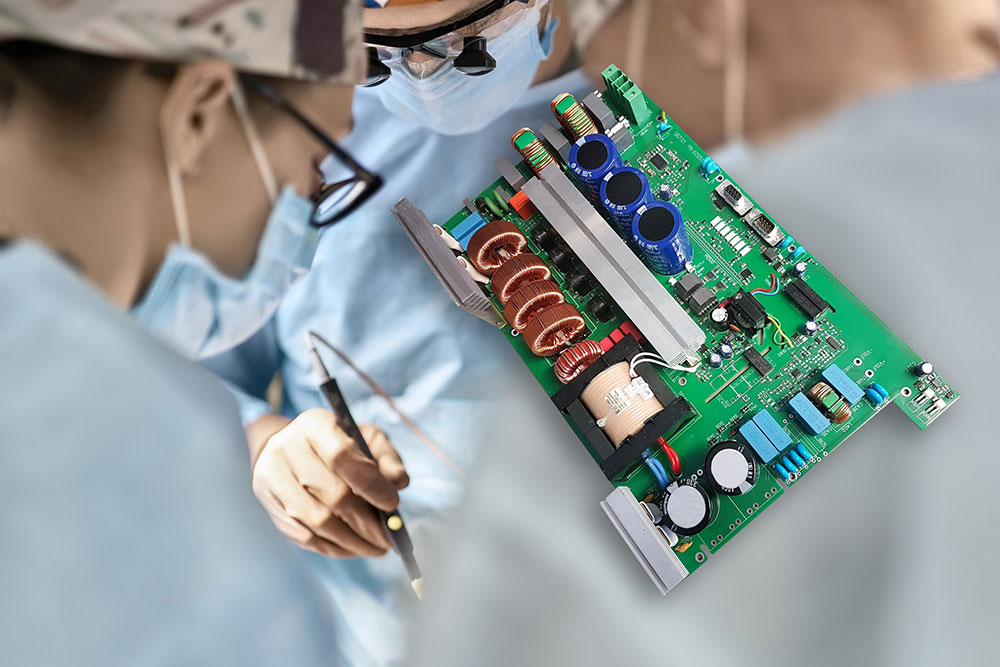 powerbox high peak load power supply medical laser
