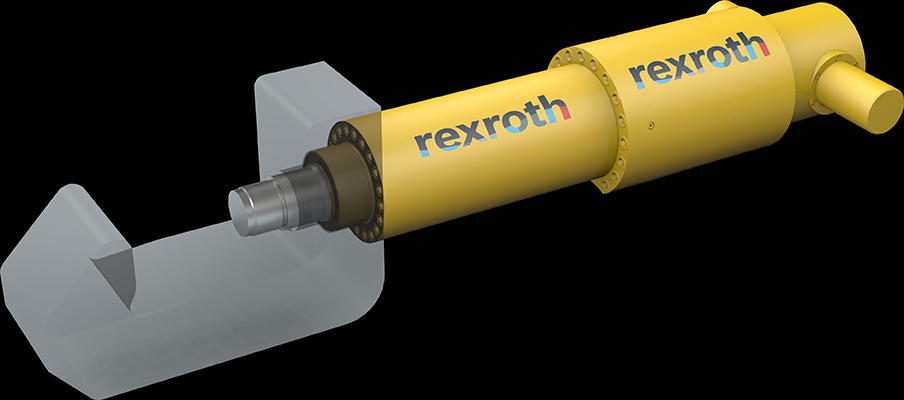 rexroth subsea clamping cylinder