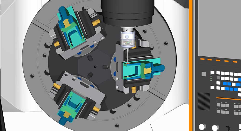 ESPRIT's AI engine ensures efficient programming.