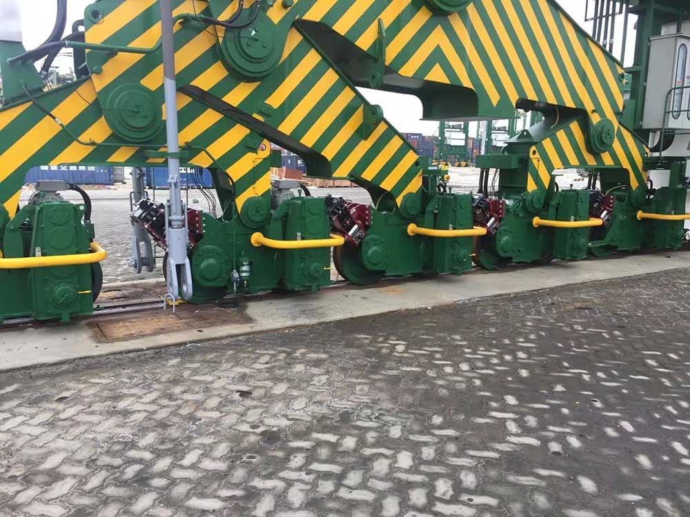 The product is greener and avoids the typical hydraulic cylinder repairs or potential for leaks and contamination at docks.