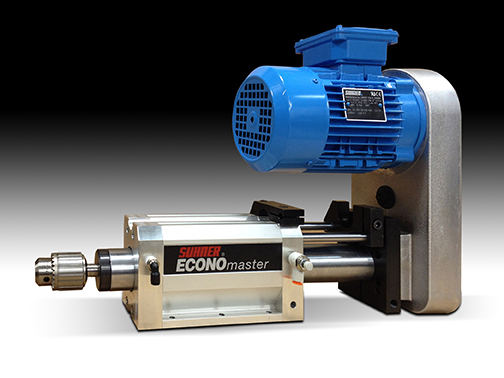 ECONOmaster® value-priced drilling units from Suhner are suitable for medium-duty production cutting of light metal, wood, composite, foam and plastic materials. Standard and custom models available to suit all applications and mounting requirements.