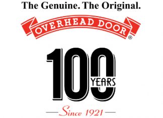 overhead door 100th anniversary logo