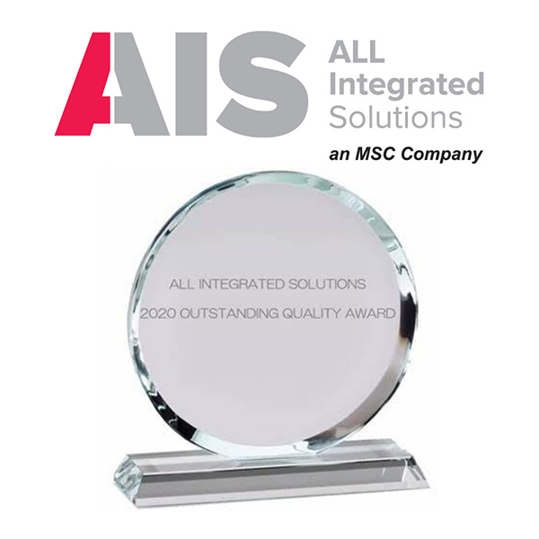 All Integrated Solutions (AIS) Motus Award