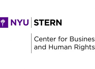 nyu stern center for business & human rights logo