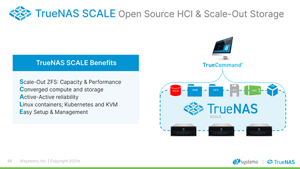 iXsystems TrueNAS SCALE Now Available