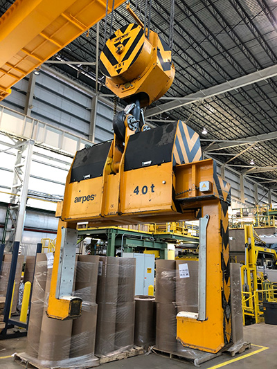 A specific hook and lower block package can be retrofitted to the existing crane or built new.