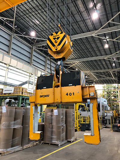 A specific hook and lower block package can be retrofitted to the existing crane or built new.