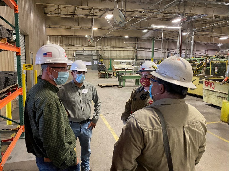 Randy Bargfrede Visits With Plant Team Members At The Companys Fontana Ca Location, Industry Today