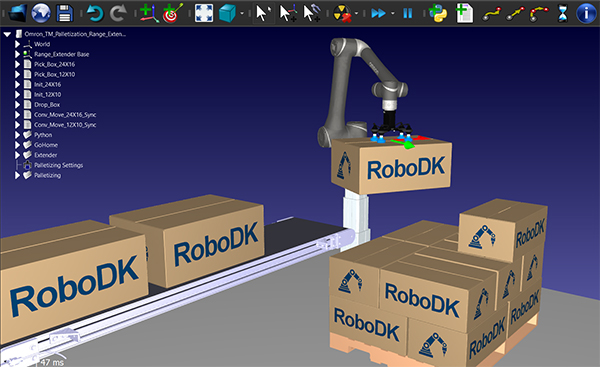 RoboDK Releases Intuitive Palletizing Plugin