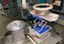 ultraflex induction shrink fitting of stainless steel plate onto aluminum