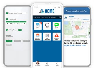 Rave Mobile Safety’s platform being used for wellness checks.
