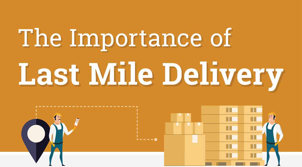 the importance of last mile delivery warehowz infographic