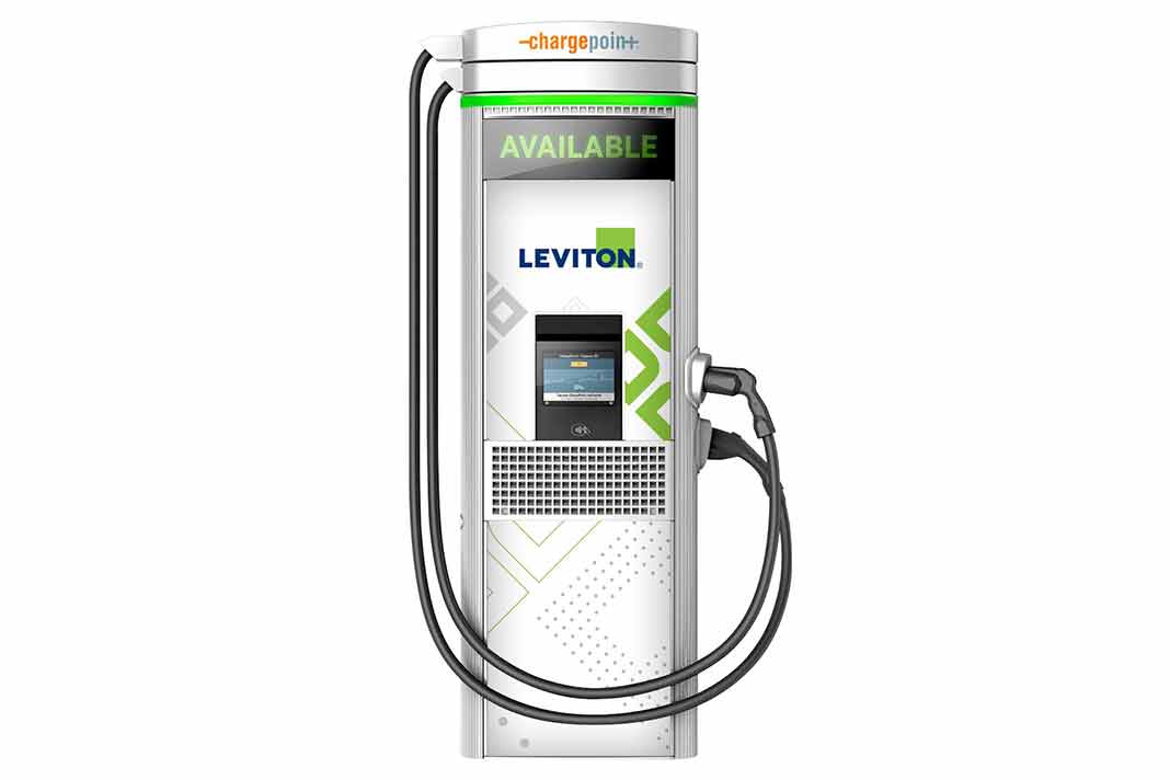 leviton evr-green electric vehicle charging station