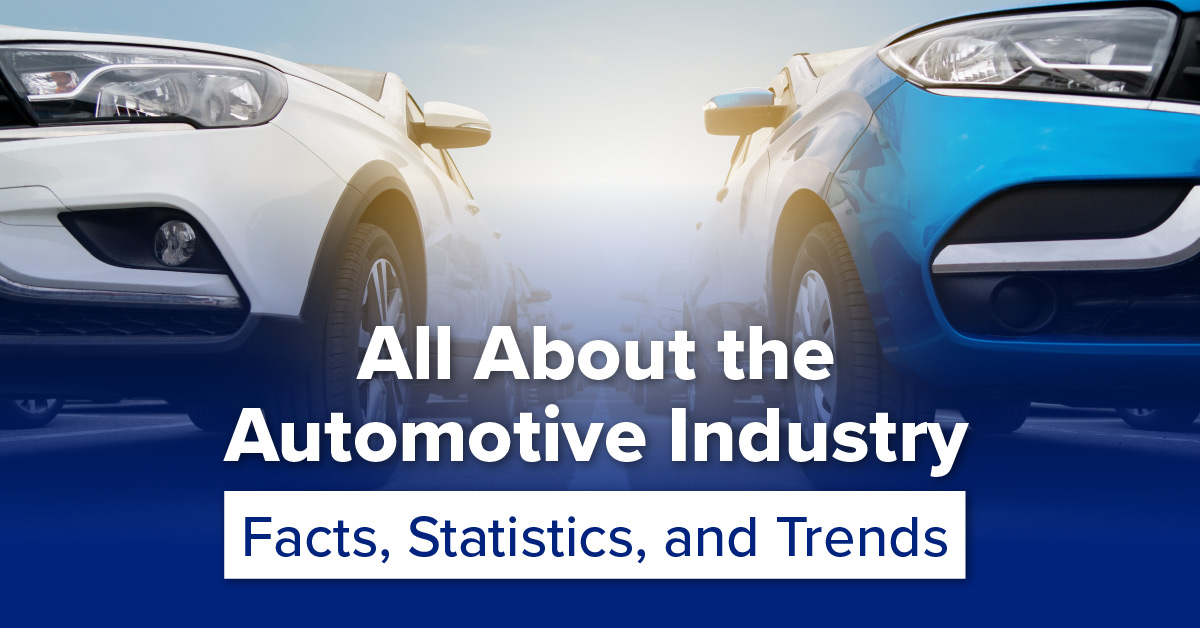 all about the automotive industry infographic banner