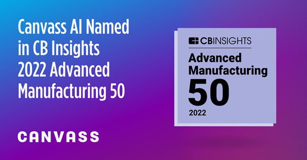 canvass ai cb insights advanced manufacturing 50