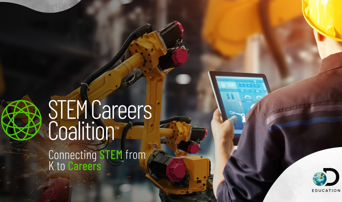 discovery education stem careers coalition evergreen banner