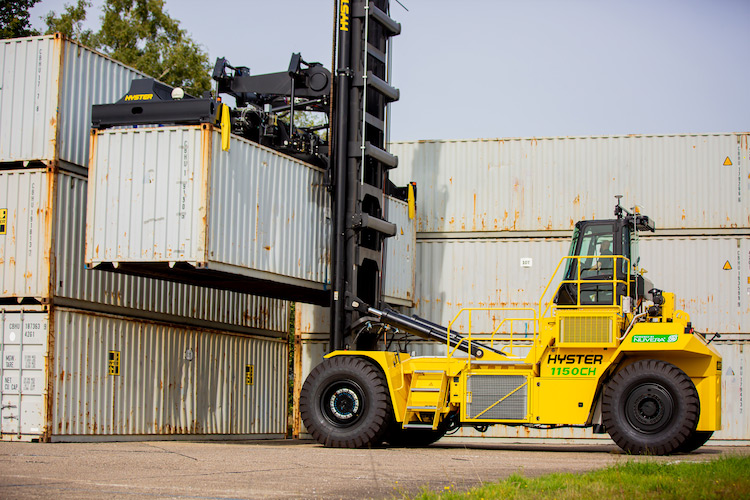 hyster hydrogen fuel cell container handler