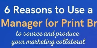 6 reason to use a print manager infographic banner