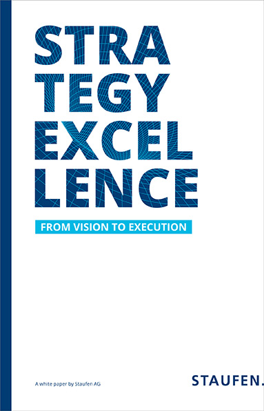 STAUFEN Whitepaper Strategy Excellence 2022 Cover, Industry Today