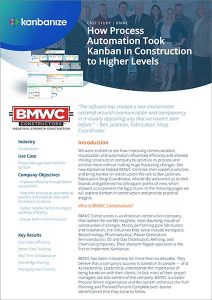 bmwc case study how process automation took kanban in construction to higher levels