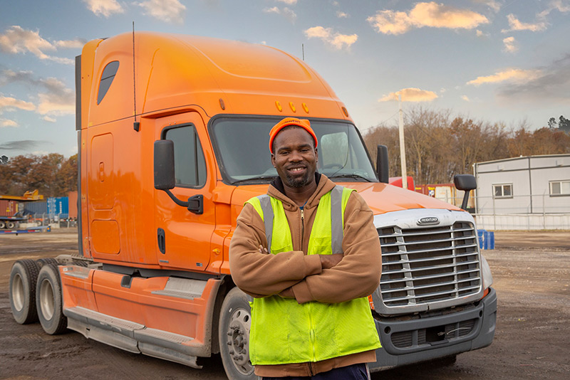ContainerPort Group Driver With Truck Photo, Industry Today