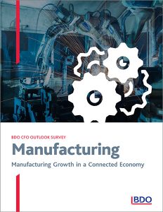 bdo 2020 manufacturing cfo outlook survey