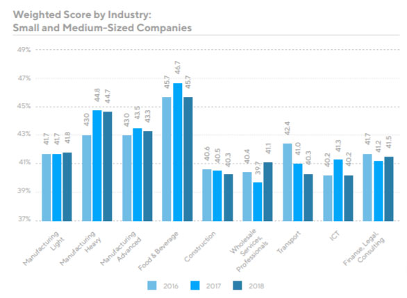 small and medium sized companies by industry