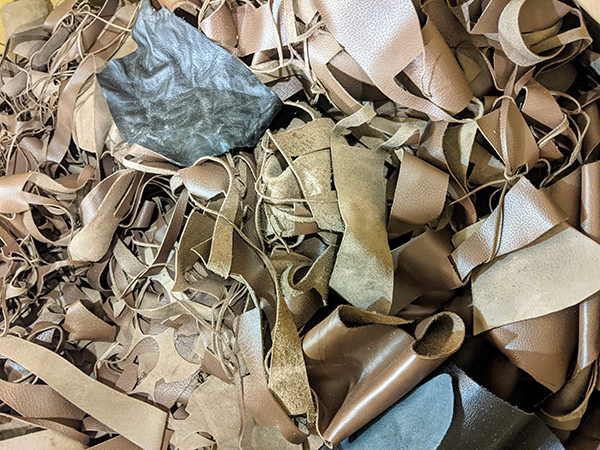leather scraps