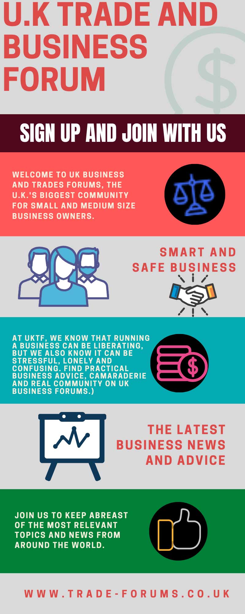 uk trade and business forum infographic