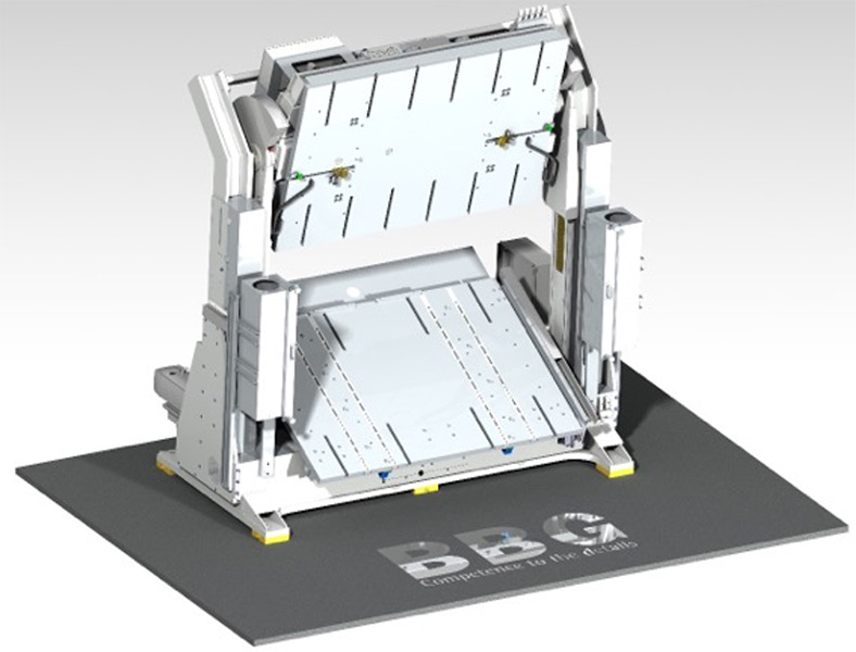 BBG is supplying a composite press for aircraft interior parts to an reputed aerospace company in the USA (Photo: BBG).