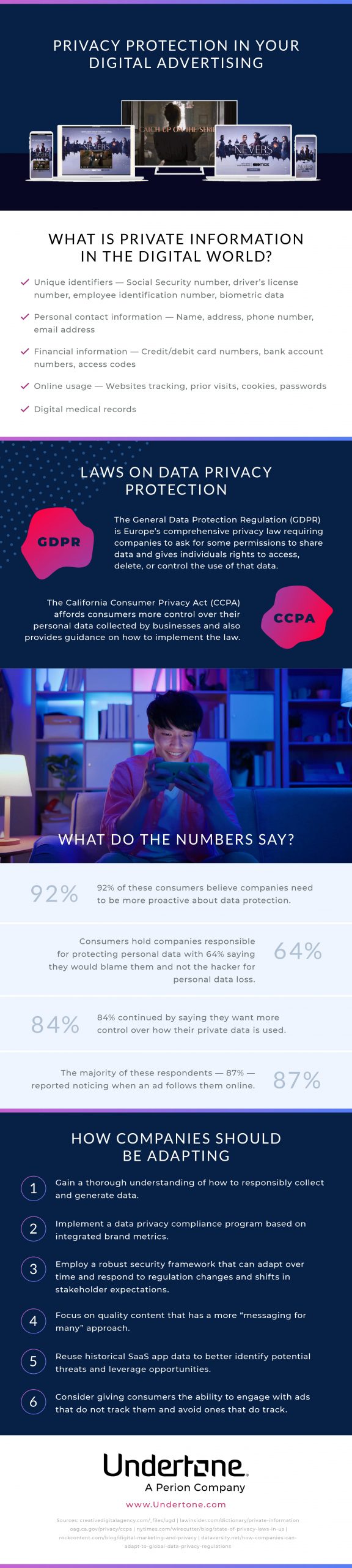 consumer data privacy infographic undertone