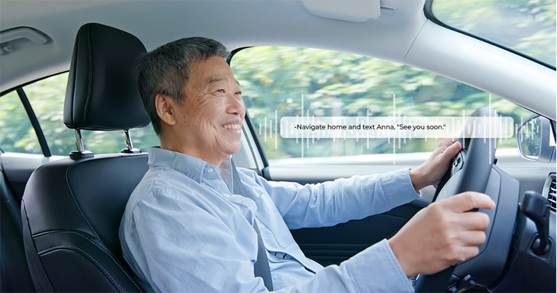 Driver Uses In Vehicle Hands Free Voice Assistant To Navigate, Industry Today