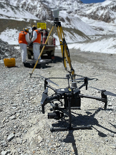 Exploring a tailings dam can be dangerous when using traditional mining practices. With drone technology, safety takes precedent.
