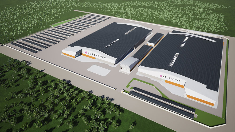 kore power manufacturing facility rendering