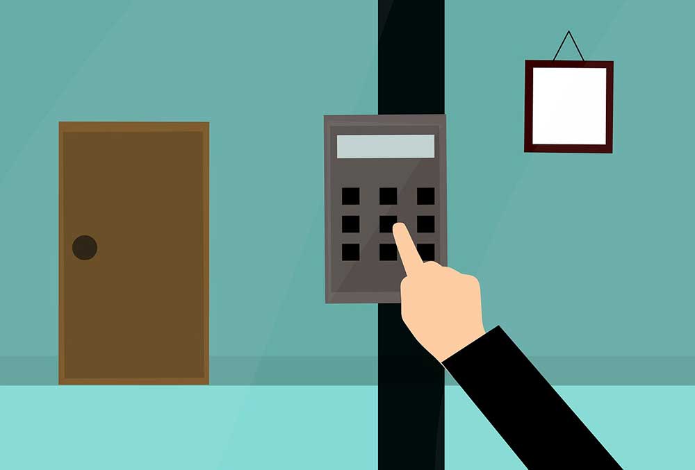 Stricter access controls like swipe cards can minimize security risk and better protect company data.