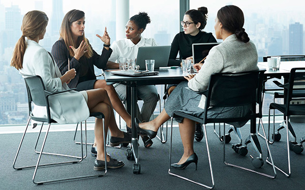 women in business meeting