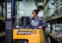 Cleveland high school student Deonia Duncan learns on the job at Lincoln Electric as part of MAGNET's Early College, Early Career apprenticeship program. Images are courtesy of MAGNET.
