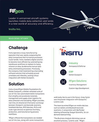 Rfgen Insitu Case Study 1, Industry Today