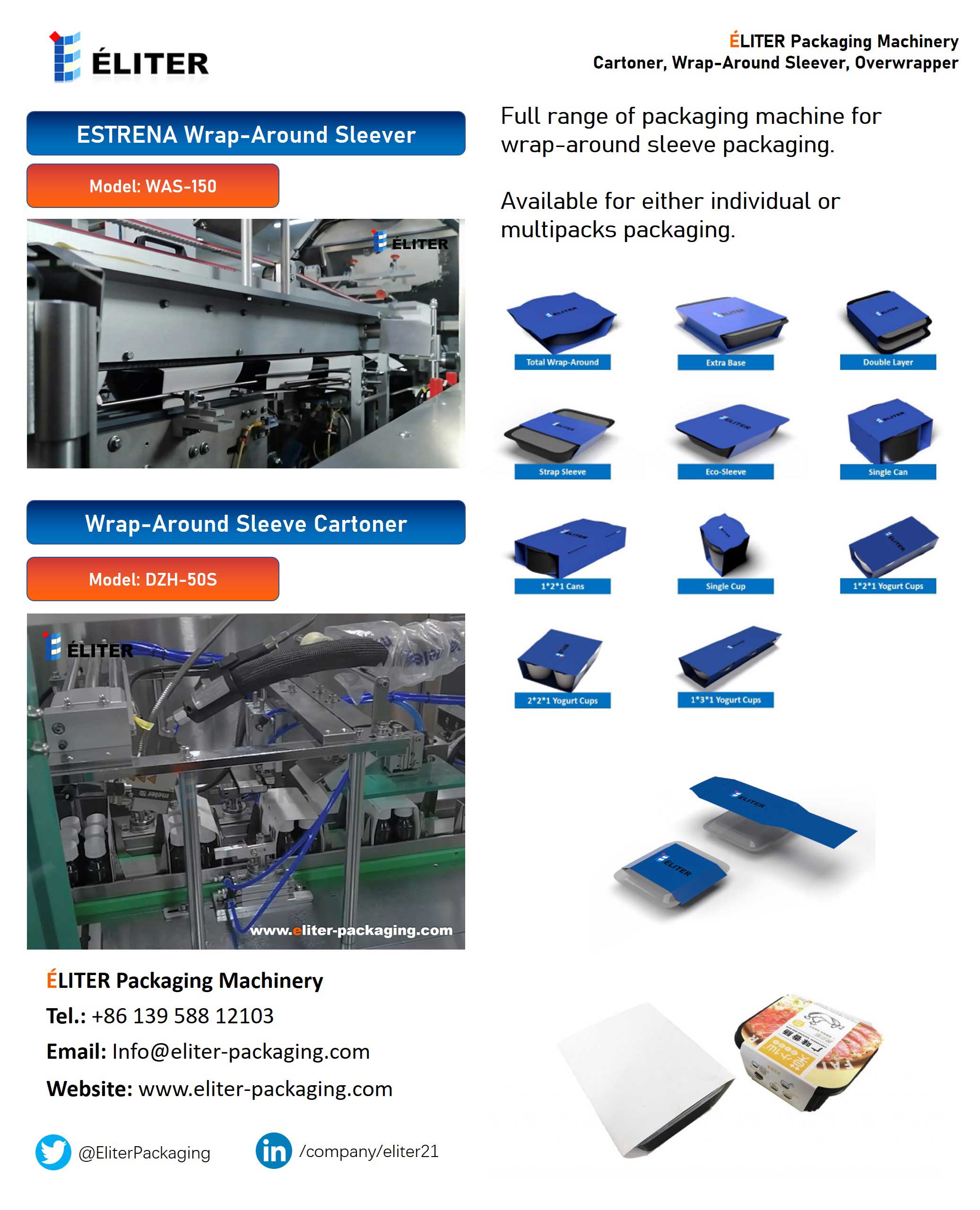 Wrap Around Sleeve Packaging Machine Eliter Packaging Machinery, Industry Today