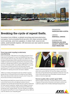 AIM Axis Communications Case Study 1, Industry Today