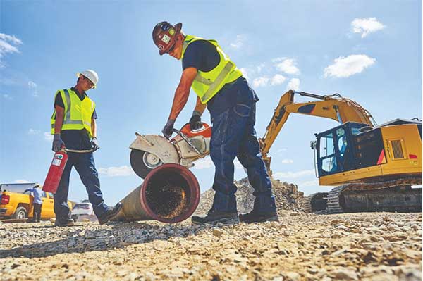 Workers Wearing Reflective Jackets, Industry Today