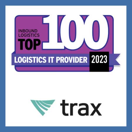trax top 100 logistics it provider